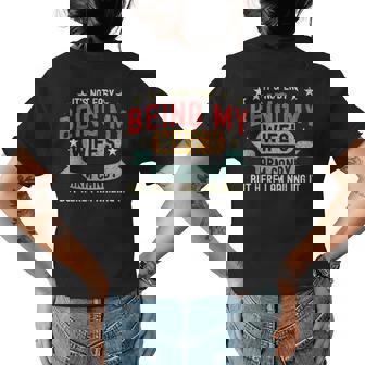 Its Not Easy Being My Wifes Arm Candy Here I Am Nailing It Womens Back Print T-shirt | Mazezy