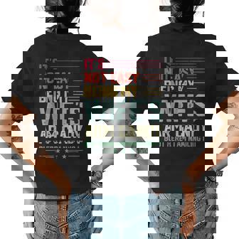 Its Not Easy Being My Wifes Arm Candy Here I Am Nailing It Womens Back Print T-shirt | Mazezy