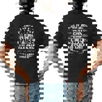 Its Not Easy Being My Wifes Arm Candy Here I Am Nailing It Womens Back Print T-shirt | Mazezy