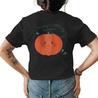 Little Pumpkins Halloween Or Fall Maternity Halloween Womens T-shirt Back Print | Mazezy