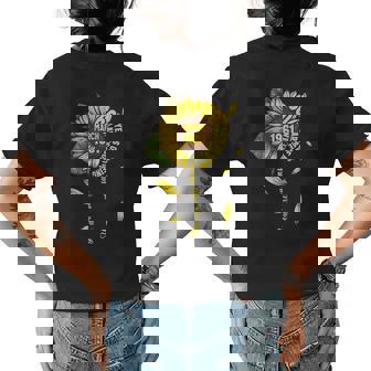 March Girls 1961 Sunflower Gift 60 Years Old Made In 1961 Womens Back Print T-shirt | Mazezy