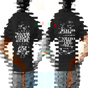 Marlowe Name Gift Christmas Crew Marlowe Womens Back Print T-shirt - Seseable