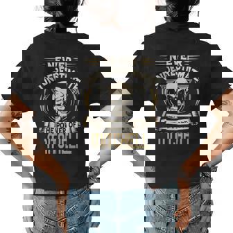 Mitchell Name Gift Never Underestimate The Power Of Mitchell Womens Back Print T-shirt | Seseable UK