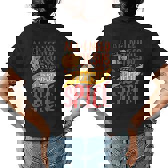 All I Need Is Jesus Christ And Pumpkin Spice Latte Fall Yall Latte Womens T-shirt Back Print | Mazezy