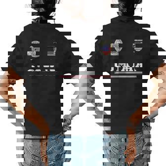 Omaha SportsSoccer Jersey National Pride Gift Womens Back Print T-shirt | Mazezy