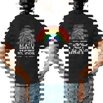 Proud Big Sister Lgbtq Rainbow Support Lgbt Gay Pride Month Womens Back Print T-shirt | Mazezy