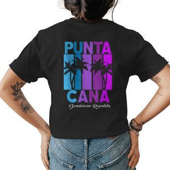 Punta Cana Beachwear For Women Vacation Souvenir Womens Back Print T-shirt - Monsterry CA