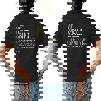Snell Name Gift Im Snell Im Never Wrong Womens Back Print T-shirt - Seseable