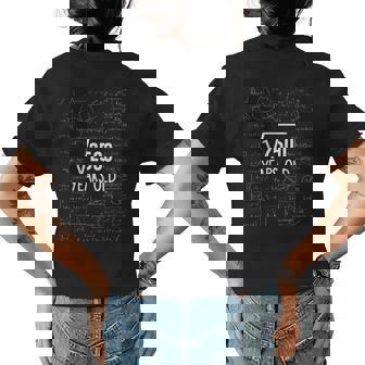 Square Root Of 2500 50Th Birthday 50 Years Old 50Th Birthday Funny Gifts Womens Back Print T-shirt | Mazezy