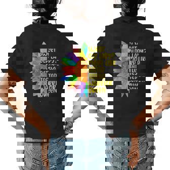 Sweet Old Lady More Like Battle-Tested Warrior Queen Womens Back Print T-shirt | Mazezy