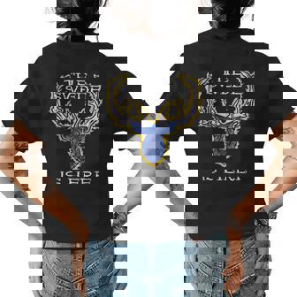 The Swede Is Here Sweden Moose Swedish Elk Flag Pride Nordic Womens Back Print T-shirt | Mazezy