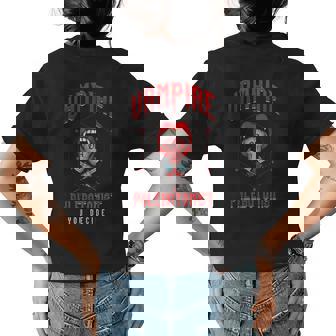 Vampire Phlebotomy Phlebotomist Decide Halloween Nurse Halloween Nurse Womens T-shirt Back Print | Mazezy