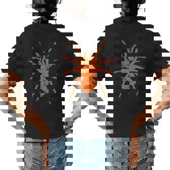 Vintage Spider Halloween Spider Web Costume Kids Women Men Halloween Funny Gifts Womens Back Print T-shirt | Mazezy