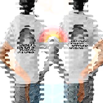 Ban Bigots Not Books Banned Books Reading Book Men Women Reading Funny Designs Funny Gifts Womens Back Print T-shirt | Mazezy