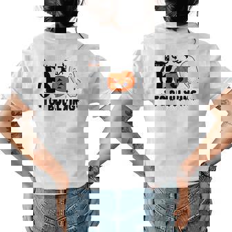 Boo To Bullying Unity Day Orange Halloween Be Kind Costume Womens Back Print T-shirt | Mazezy