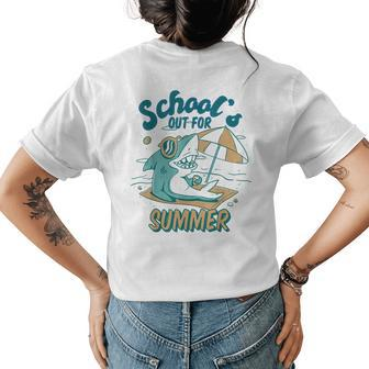 Happy Last Day Of Schools Out For Summer Teacher Boys Girls Womens Back Print T-shirt | Mazezy UK