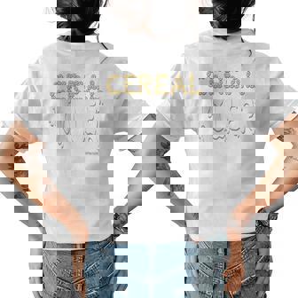 Kids Cereal Killer For Kids Orange Halloween Fall T Orange Halloween Womens T-shirt Back Print | Mazezy