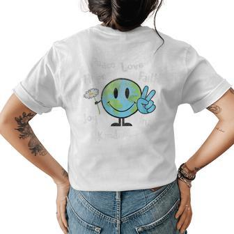 Kind Planet Anti Bullying Unity Day Orange Womens Back Print T-shirt | Mazezy