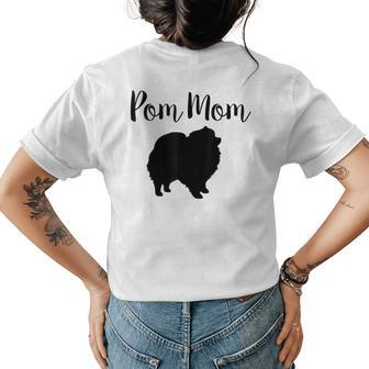 Pom Mom Funny Gifts For Mom Funny Gifts Womens Back Print T-shirt | Mazezy AU