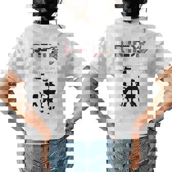 Red Friday Military On Friday We Wear Red Support Our Troops Womens Back Print T-shirt | Mazezy