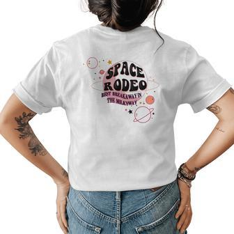 Space Cowgirl Outfit Space Rodeo 70S Costume For Women Top Womens Back Print T-shirt | Mazezy