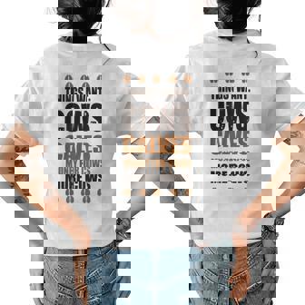 Things I Want Cows Calves Money For Cows More Cows Womens Back Print T-shirt | Mazezy
