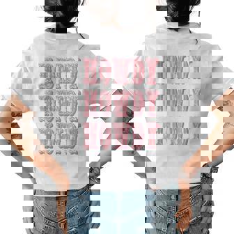 Vintage Plaid Howdy Rodeo Western Country Southern Cowgirl Womens Back Print T-shirt | Mazezy