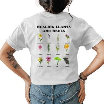 Wildflower Bohemian Garden Garden Growers Womens Back Print T-shirt | Mazezy