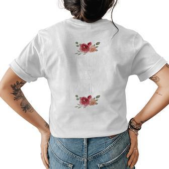 Worlds Best Mommy Floral T  For Mom From Son Daughter Gift For Womens Womens Back Print T-shirt