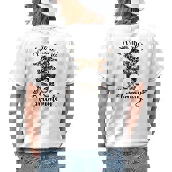 Grandma For Women Im That Grammy Leopard Grandma Womens Back Print T-shirt | Mazezy