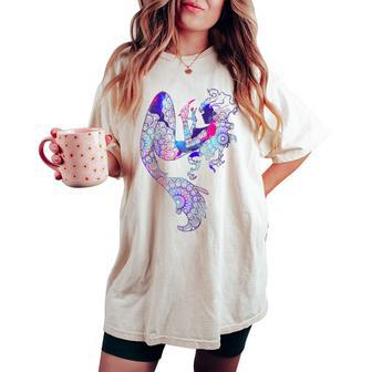 Boho Mermaid Women's Oversized Comfort T-shirt | Mazezy