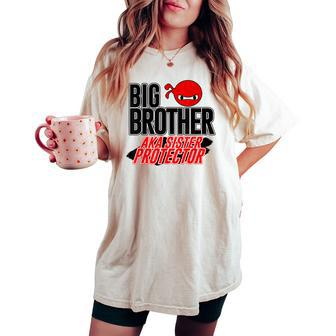 Cool Big Brother Aka Sister Protector Women's Oversized Comfort T-shirt | Mazezy