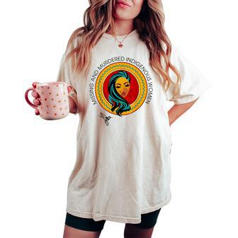 Missing And Murdered Indigenous Native American Women's Oversized Comfort T-shirt | Mazezy DE