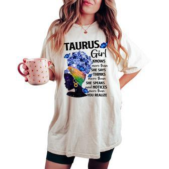 Taurus Queen Sweet As Candy Birthday For Black Women Women's Oversized Comfort T-shirt | Mazezy