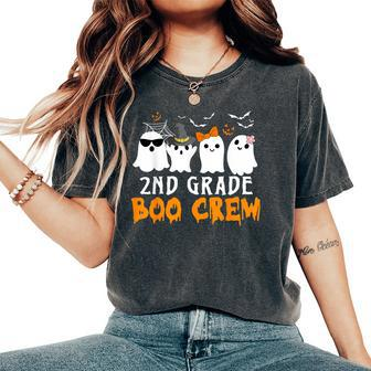 2Nd Grade Boo Crew Halloween Costume Boys Girls Women's Oversized Comfort T-Shirt | Mazezy