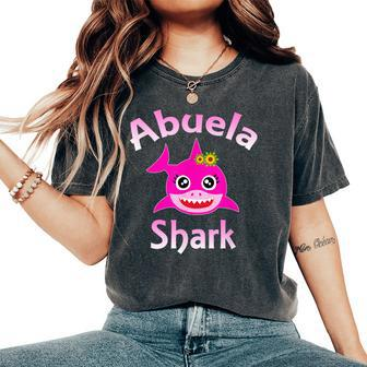 Abuela Shark Funny Spanish Gift For Grandma Gift For Women Women's Oversized Graphic Print Comfort T-shirt - Thegiftio UK