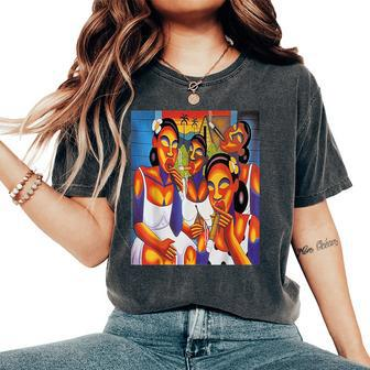 Afro Cuban Cigar Women Women's Oversized Comfort T-Shirt | Mazezy