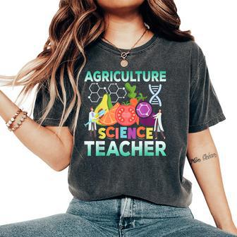 Agriculture Science Teacher Agronomy Farming Science Teacher Women's Oversized Comfort T-Shirt | Mazezy