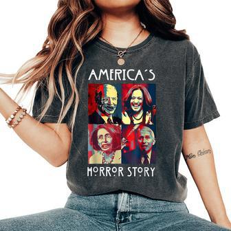 America's Horror Story Horror Women's Oversized Comfort T-Shirt | Mazezy