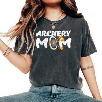 Archery Mom Archer Arrow Bow Target Women's Oversized Comfort T-Shirt | Mazezy UK
