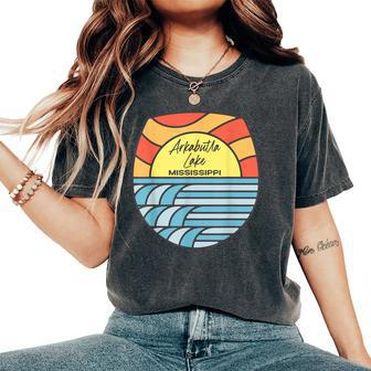 Arkabutla Lake Mississippi Ms Sunset Sunrise Trip Souvenir Women's Oversized Comfort T-Shirt | Mazezy