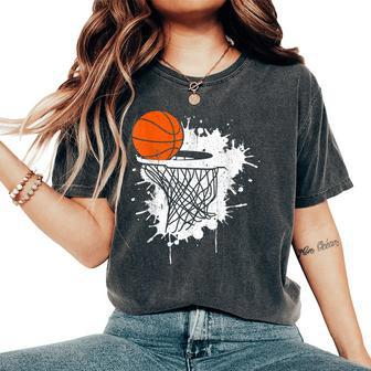 Basketball For Coach Player Boys Girls Men Youth Baller Women's Oversized Comfort T-shirt | Mazezy