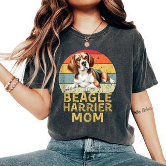 Beagle Harrier Dog Mom My Dogs Are My Cardio Women's Oversized Comfort T-Shirt | Mazezy