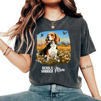Beagle Harrier Mom Dog Beagle Harrier Women's Oversized Comfort T-Shirt | Mazezy CA