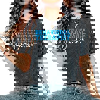 Behaviour Therapy Analysis Rbt Bcba Behavioral Therapist Women Oversized Print Comfort T-shirt | Mazezy