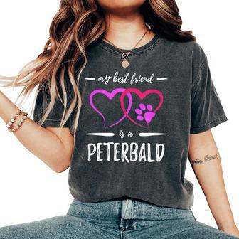 Best Friend Peterbald Cat Cat Mom Idea Women's Oversized Comfort T-Shirt | Mazezy