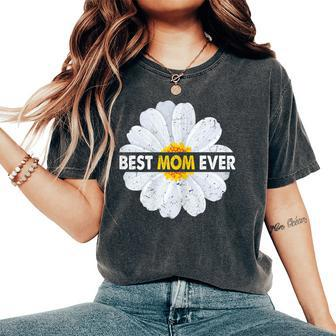 Best Mom Ever Daisy Lover Costume Women's Oversized Comfort T-shirt | Mazezy