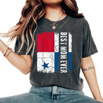 Best Panamanian Mom Ever Panama Flag Mother's Day Women's Oversized Comfort T-Shirt | Mazezy