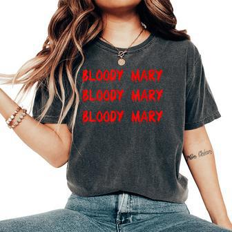 Bloody Mary Horror Halloween Costume Halloween Costume Women's Oversized Comfort T-Shirt | Mazezy