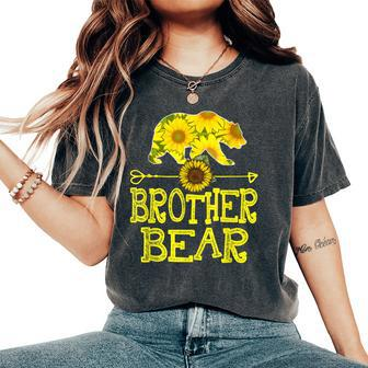 Brother Bear Sunflower Mother Father Women's Oversized Comfort T-shirt | Mazezy